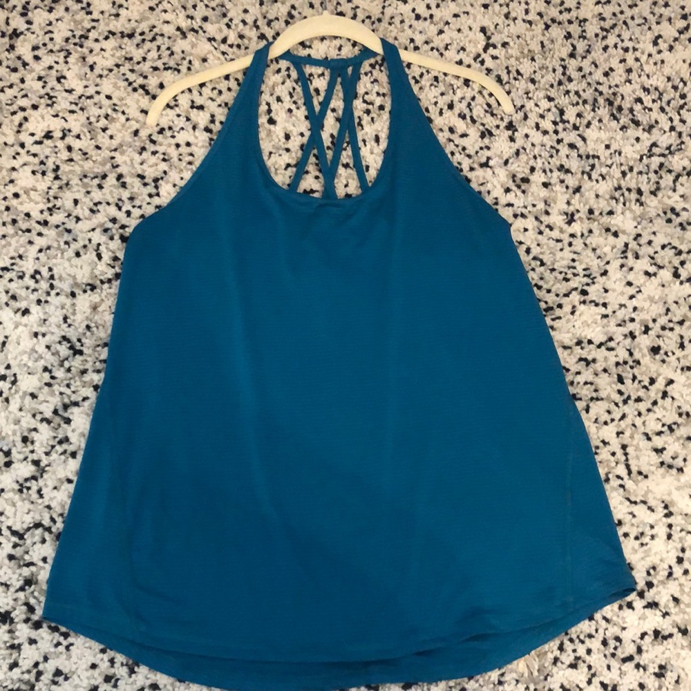 Teal Champion Workout Top